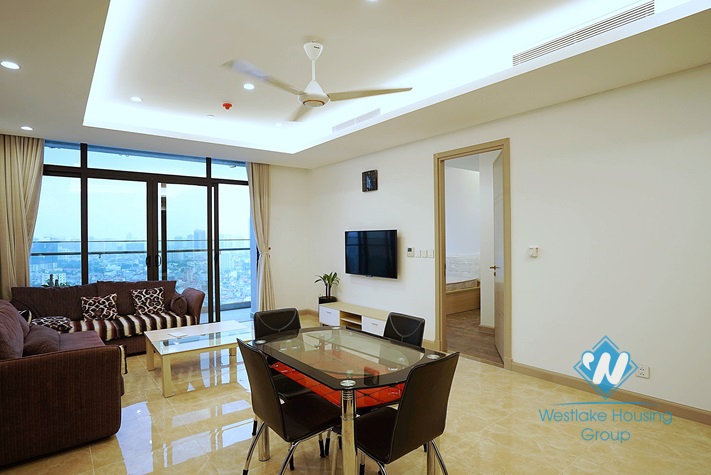 Brand new and luxurious 2 bedrooms apartment for rent in Sun Plaza, Thuy Khue, Ba Dinh, Ha Noi.